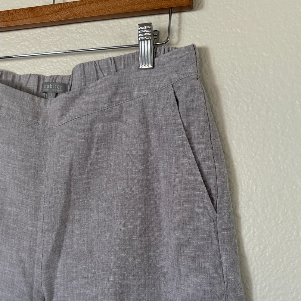 Habitat clothes to live in small light gray linen pants - Picture 5 of 12